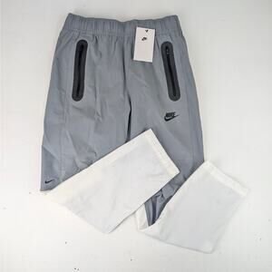 Nike Youth Boys Large Tech Woven Pants - Gray/White